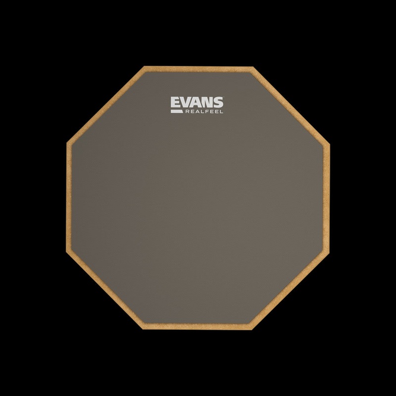 Evans RealFeel Single-sided Practice Drum Pad – 12-inch