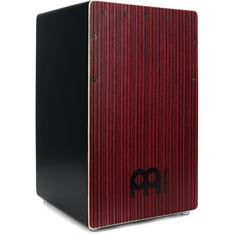 Meinl Percussion Backbeat Bass Cajon – Crimson Stripe