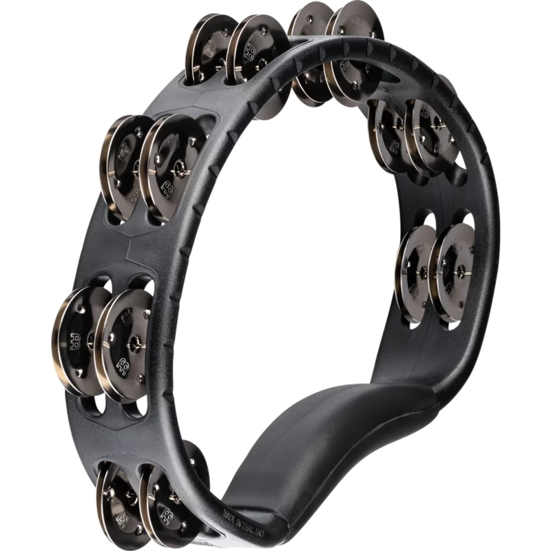 Meinl Percussion Headliner Series Handheld ABS Tambourine – Black
