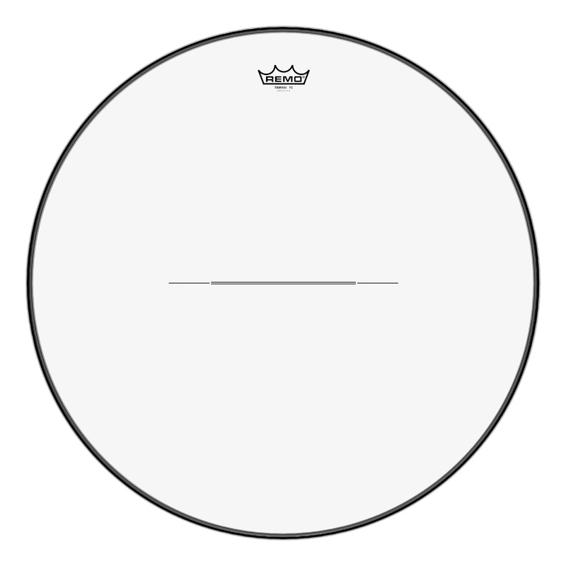 **special Order**, Timpani, Clear, 24-4/16 Diameter, Low-profile Steel Insert Ring