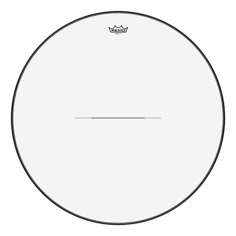 **special Order**, Timpani, Clear, 28-8/16 Diameter, Low-profile Steel Insert Ring