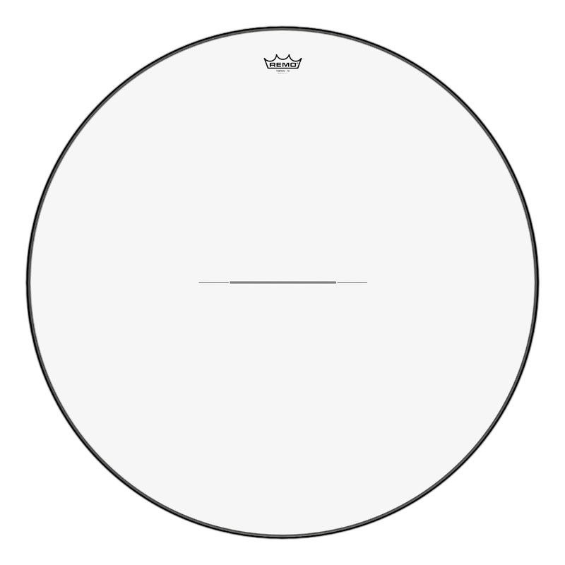 **special Order**, Timpani, Clear, 33 Diameter, Low-profile Steel Insert Ring