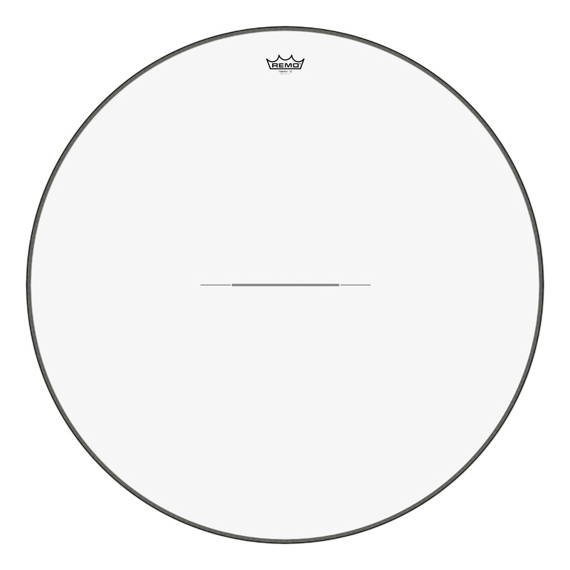 **special Order**, Timpani, Clear, 35 Diameter, Steel Insert Ring