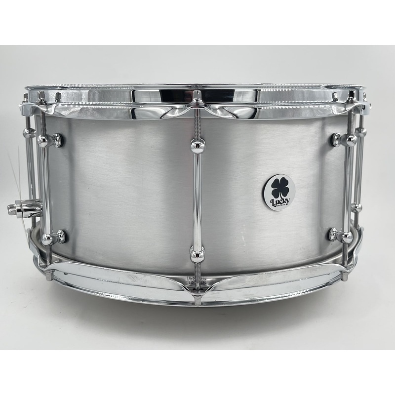 Lucky Drums Company 14″ x 6.5″ Aluminum Snare Drum