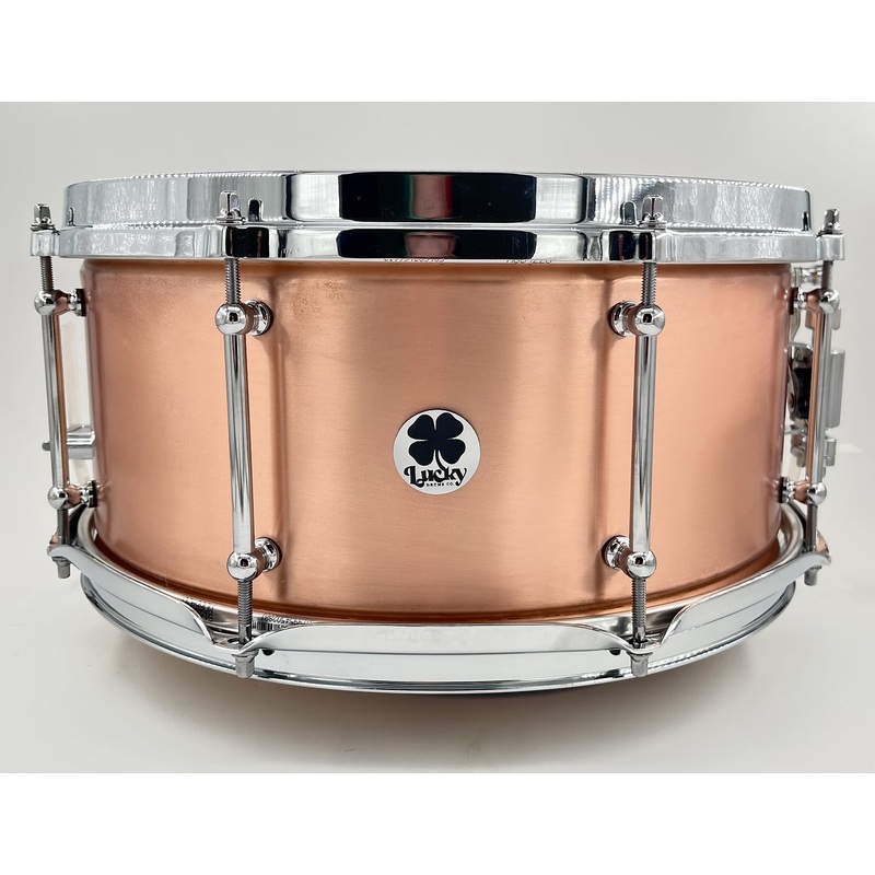 Lucky Drums Company 14″ x 6.5″ Copper Snare Drum