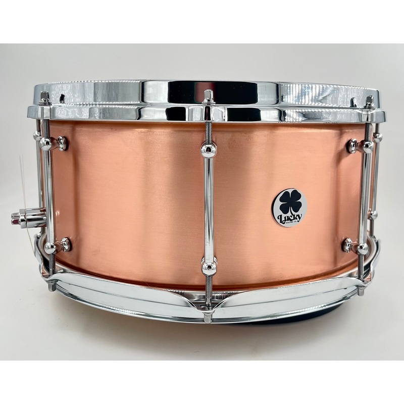 Lucky Drums Company 14″ x 6.5″ Copper Snare Drum