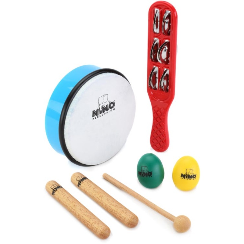 Meinl Percussion Nino Rhythm Set 3 – 5-piece Mixed Percussion Set