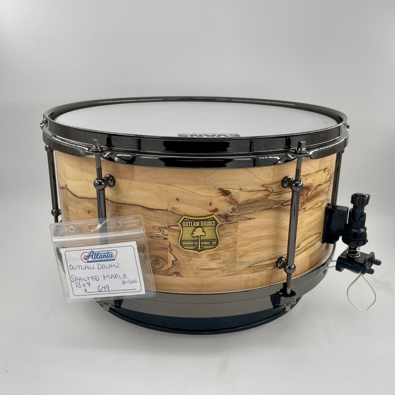 Outlaw Drums 13″ x 7″ Spalted Maple Snare