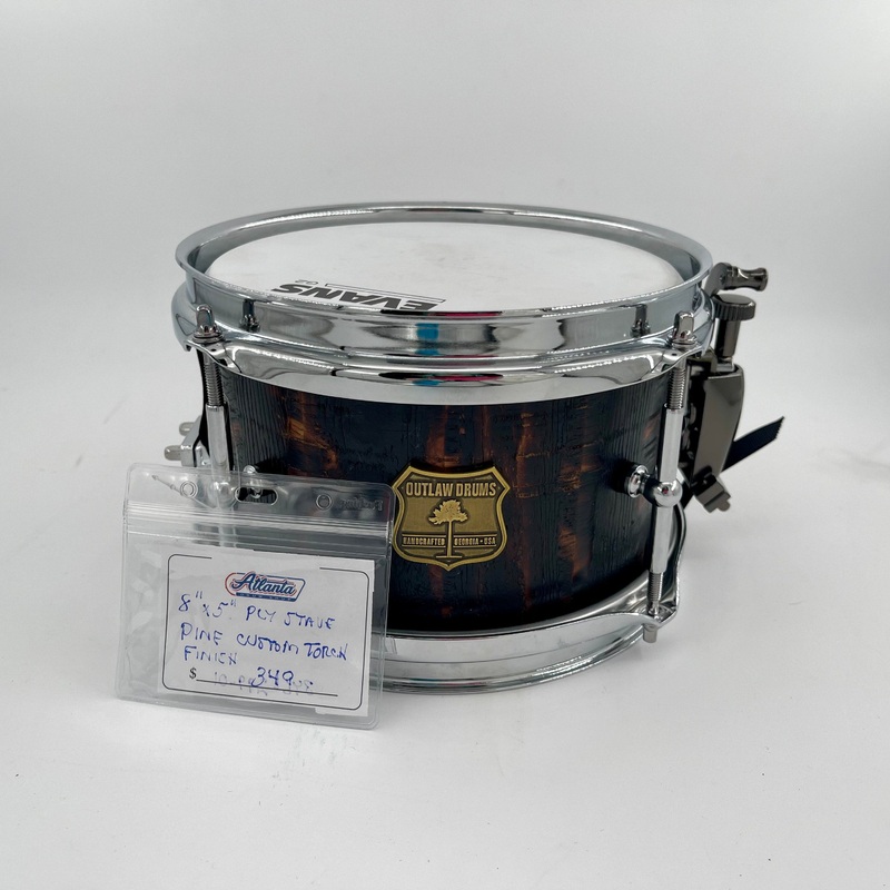 Outlaw Drums 8″ x 5″ Pine Custom Torch Snare