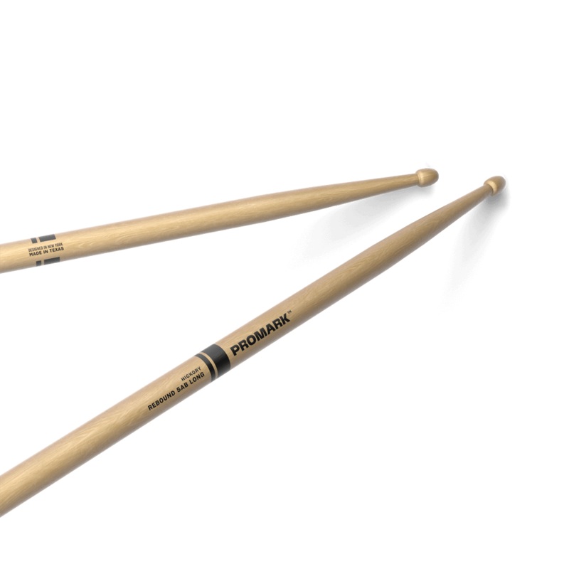Promark Rebound Drumsticks – Raw Hickory, 5AB Long